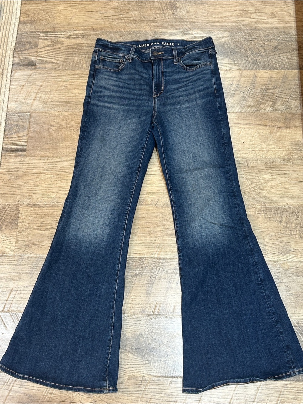 American Eagle Outfitters Women's Indigo Flare Jeans